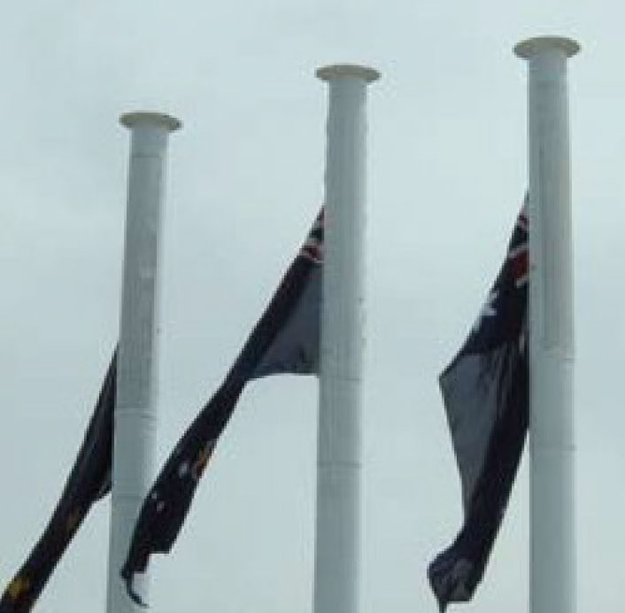 Investigate integrating antennas into existing
structures such as flagpoles or light poles.